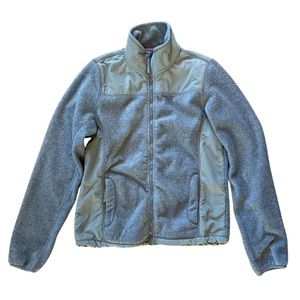 Aeropostale Zippered Shirt Long Sleeved Jacket Coat Gray Medium Casual Warm